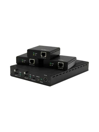 3 Port HDBaseT Extender kit - Up to 4K 1