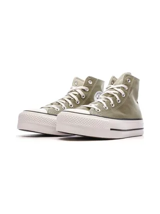 Baskets Kaki Femme Converse Chuck Taylor All Star Lift A07571C 6