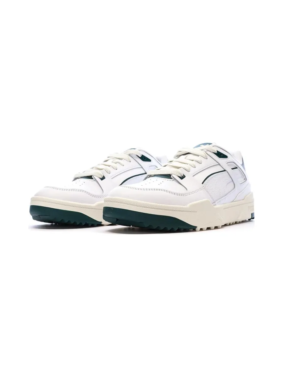 Baskets Blanc/Vert Foncé Puma Slipstream 7
