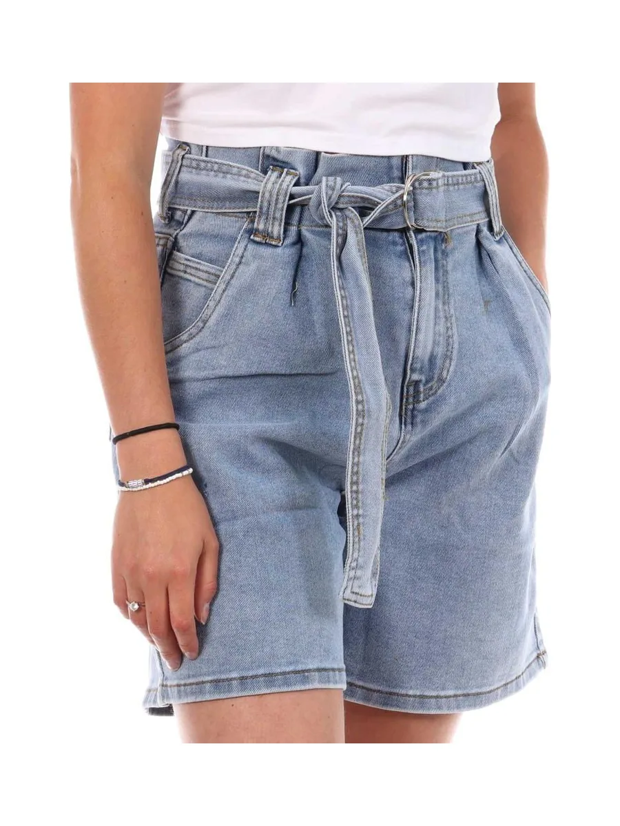 Short Mom Bleu Femme Monday Premium LW786 2