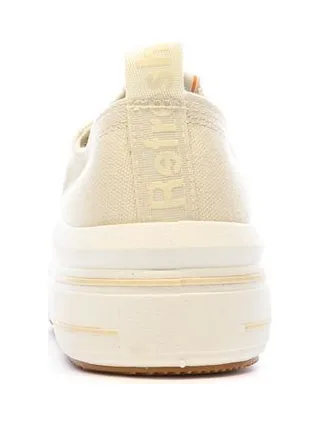 Baskets Basses Beige Femme Refresh Lona 3