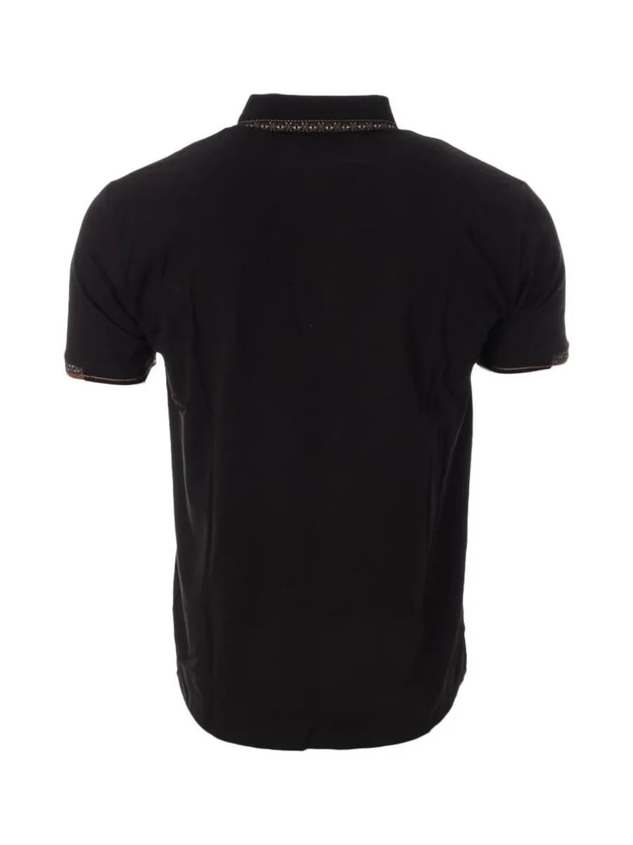 Polo Noir Homme RMS26 91300 3