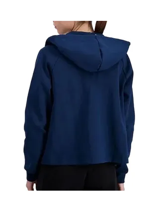 Sweat Zippé Bleu Femme Le Coq Sportif Hoody 2