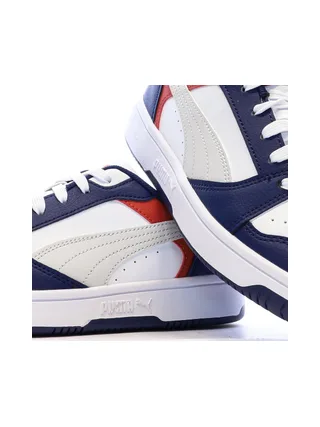 Baskets Marine/Blanc Garçon Rebound Low 7