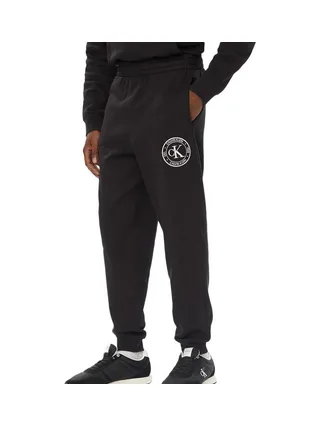 Jogging Noir Homme Calvin Klein Jeans Crest 1