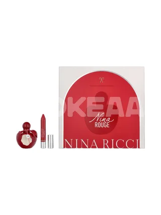 Nina Ricci Nina Rouge Giftset 52.5ml - Edt Spray 50ml/Lipstick 2,5gr 1