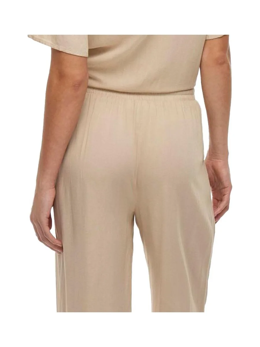 Pantalon fluide Beige Femme Vila Pricil 3