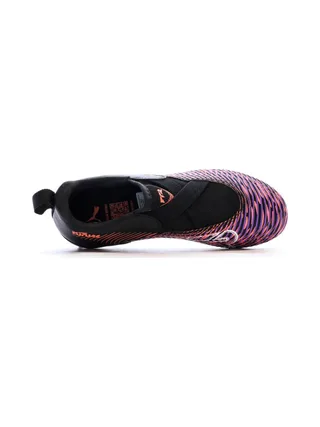 Chaussures de Foot Noires/Fushia Junior Puma Future 8 Match Ll FG 4
