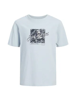 T-Shirt Bleu Garçon Jack & Jones Nolulu 3
