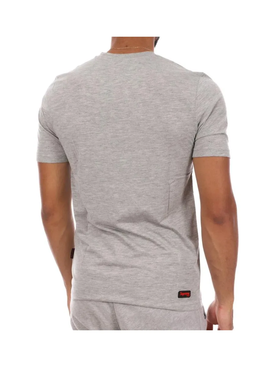 T-shirt Gris Homme Supreme Grip God 3