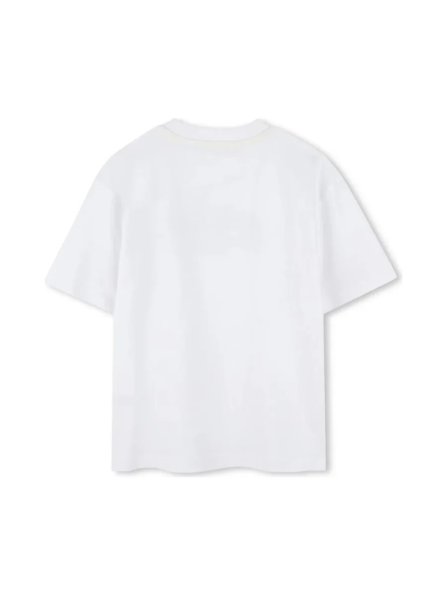 T-Shirt Blanc Garçon Timberland T60430 White 3