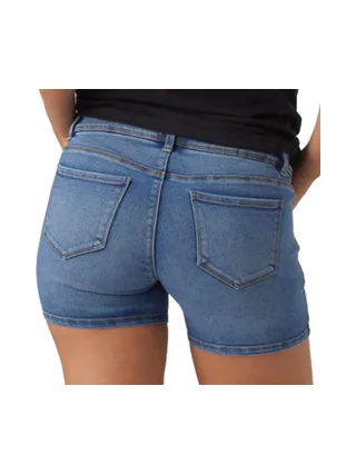 Short en Jean de Grossesse Slim Bleu Femme Mamalicious Rome 2