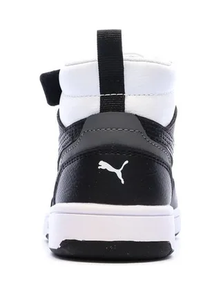 Baskets Blanc/Noires Garçon Puma Rebound 3