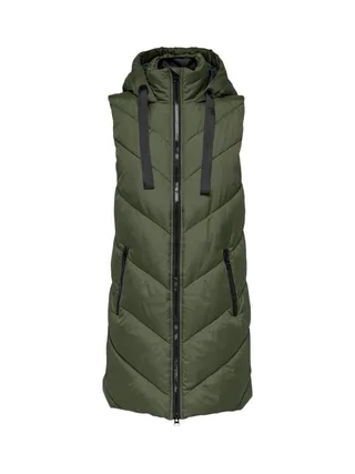 Doudoune sans manche Kaki Femme JDY Padded Waistcoat 3