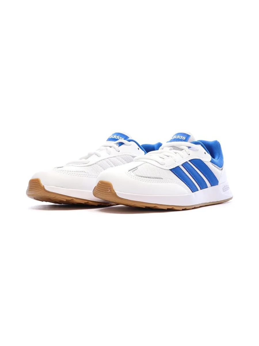 Baskets Blanc/Bleu Garçon Junior Adidas Tensaur Switch 7