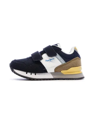 Baskets Marines Fille Pepe jeans London Band 1