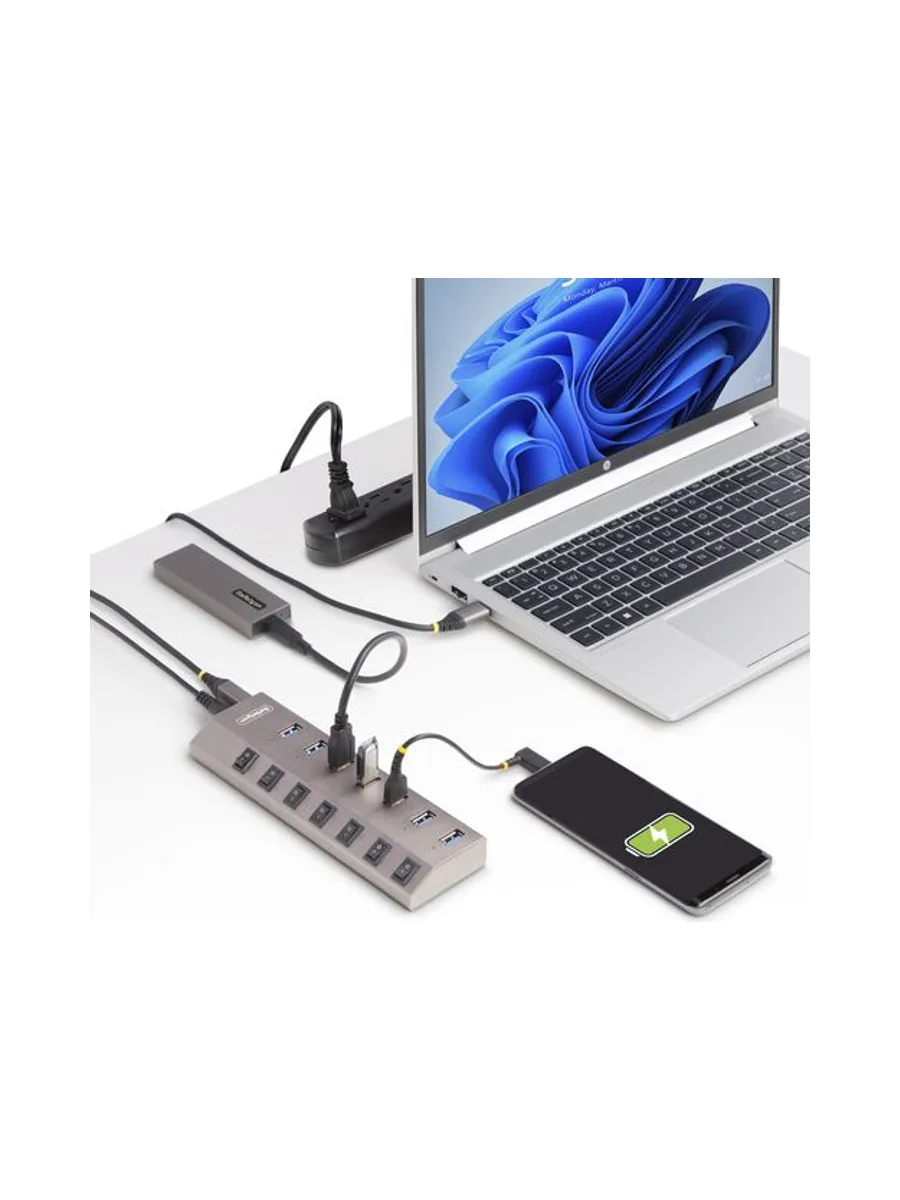 Startech 7-Port Self-Powered USB-C Hub 11