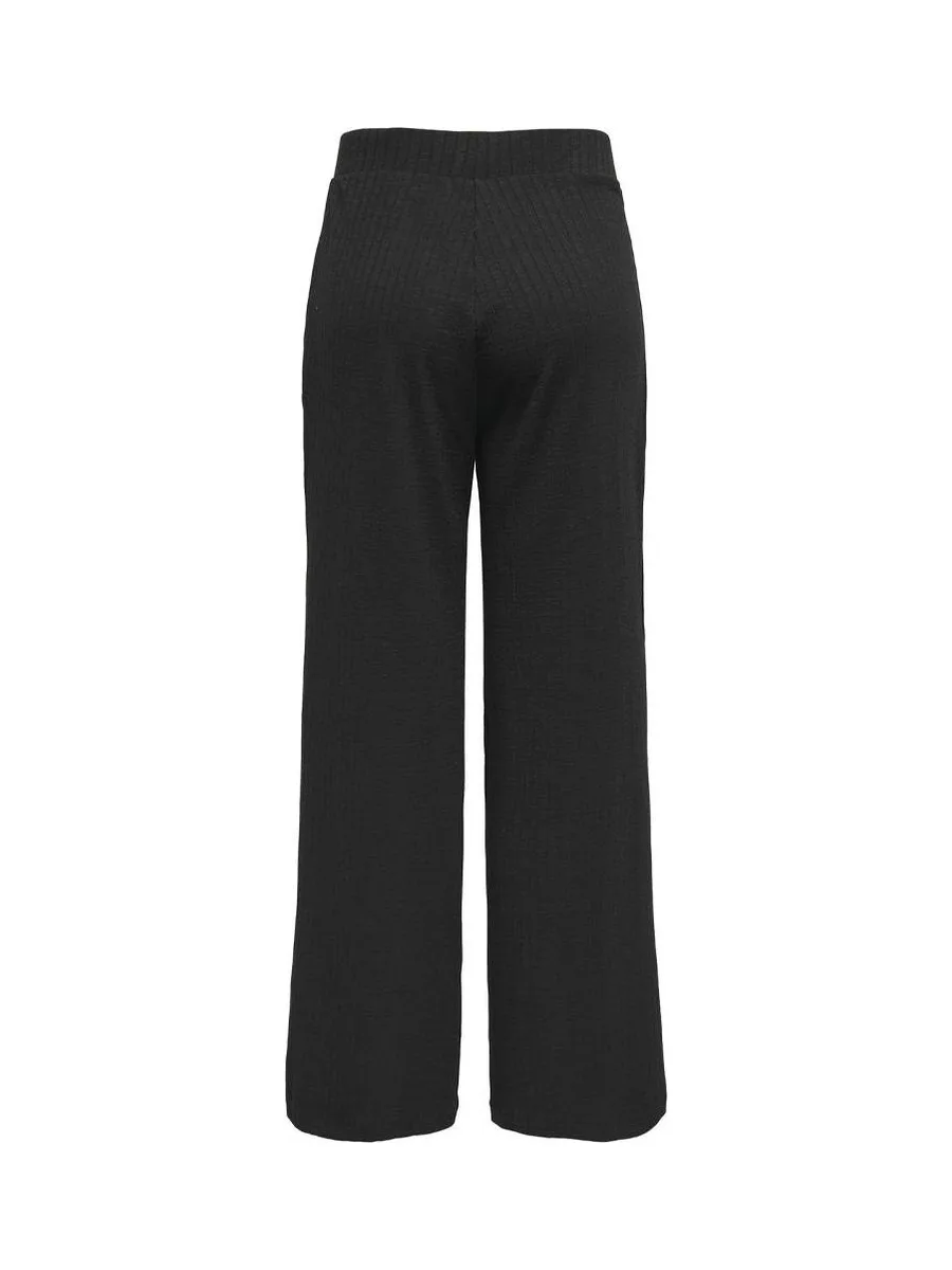 Pantalon Côtelé Noir Femme Only Wide Pant 3