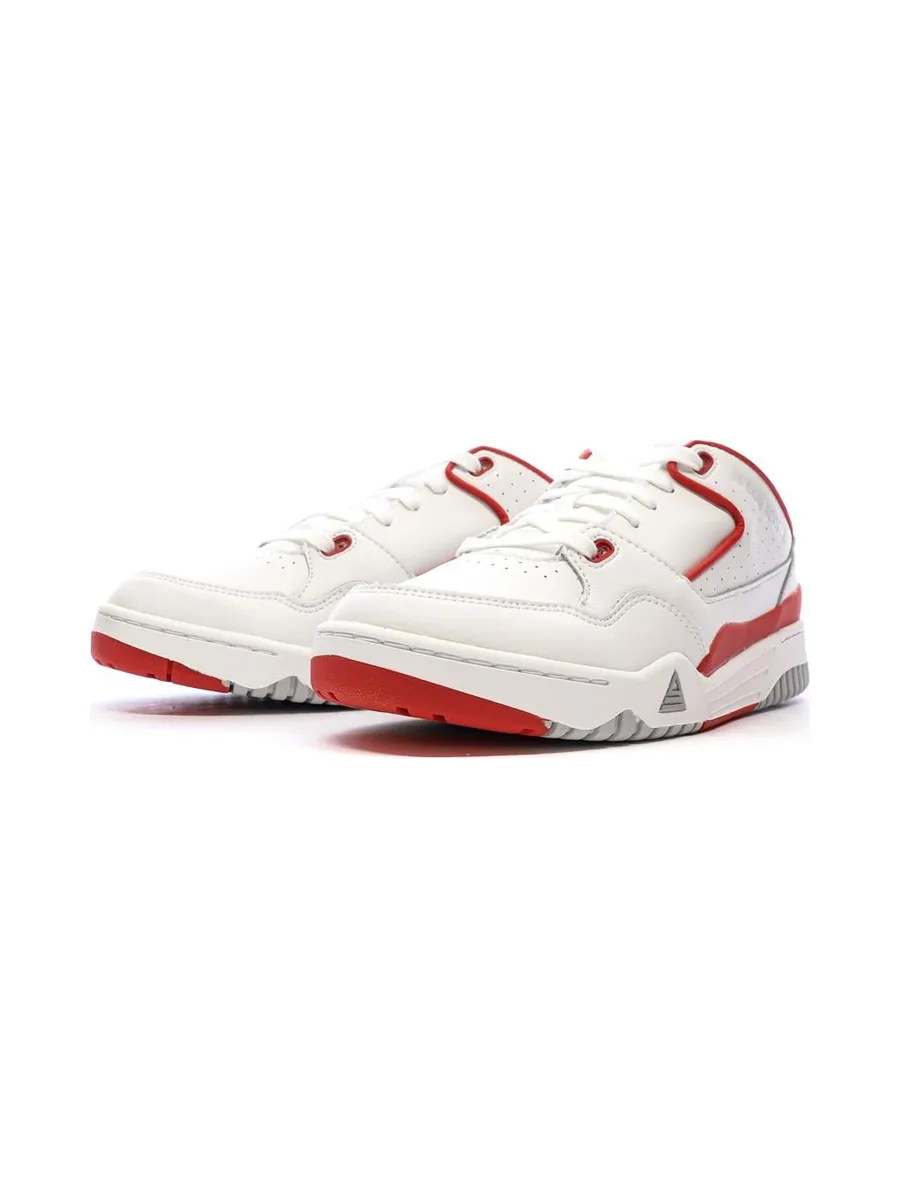 Baskets Blanches/Rouges Homme Le Coq Sportif Nineties 7