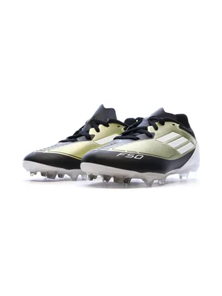 Chaussures de football Noires/Blanches Garçon Adidas League Fg/mg J Messi 6