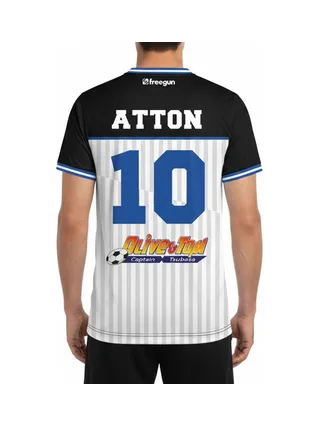 T-shirt Microfibre Noir/Gris homme Freegun Atton 2