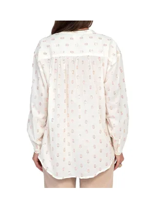 Chemise Ecru/Rose Femme An'ge Ambre 2