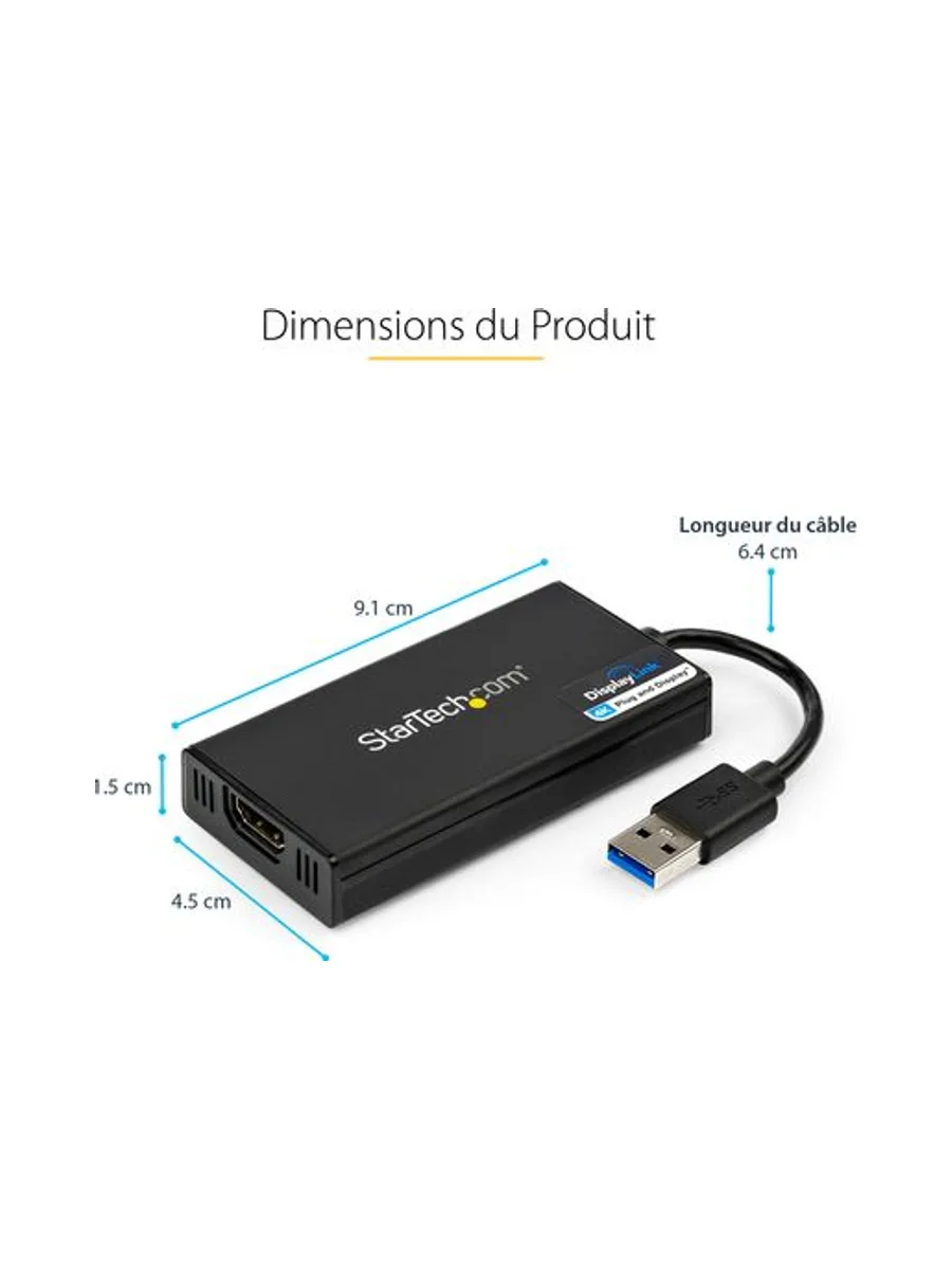 StarTech.com USB32HD4K USB graphics adapter 9