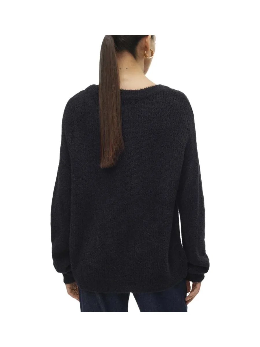 Pull Noir Femme Vero Moda Puff 3