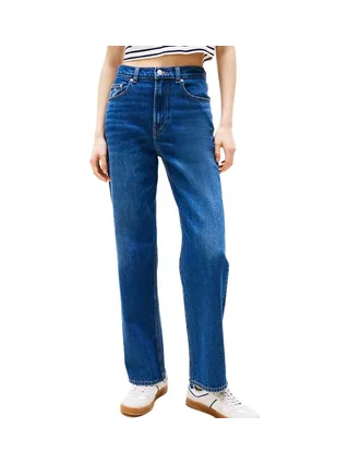 Jean Droit Bleu Femme Tommy Hilfiger Layla 1