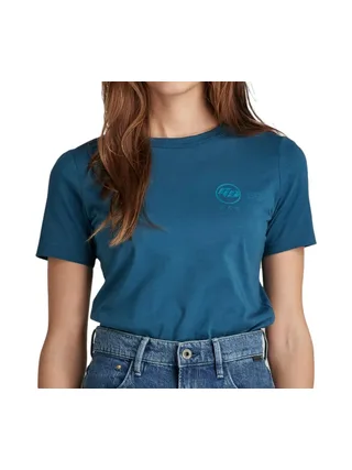T-shirt Bleu Femme G-Star Raw Mysid 1