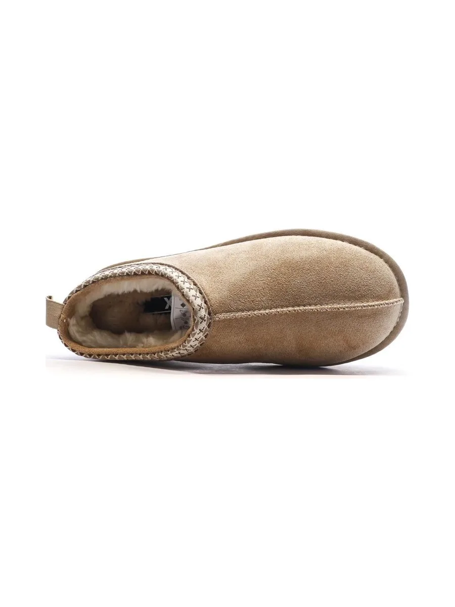 Chaussons Beige Femme Xti Microfiber 4