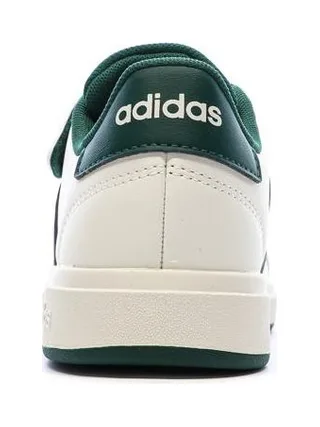 Baskets Ecru/Vert Garçon Adidas Grand Court 2.0 3
