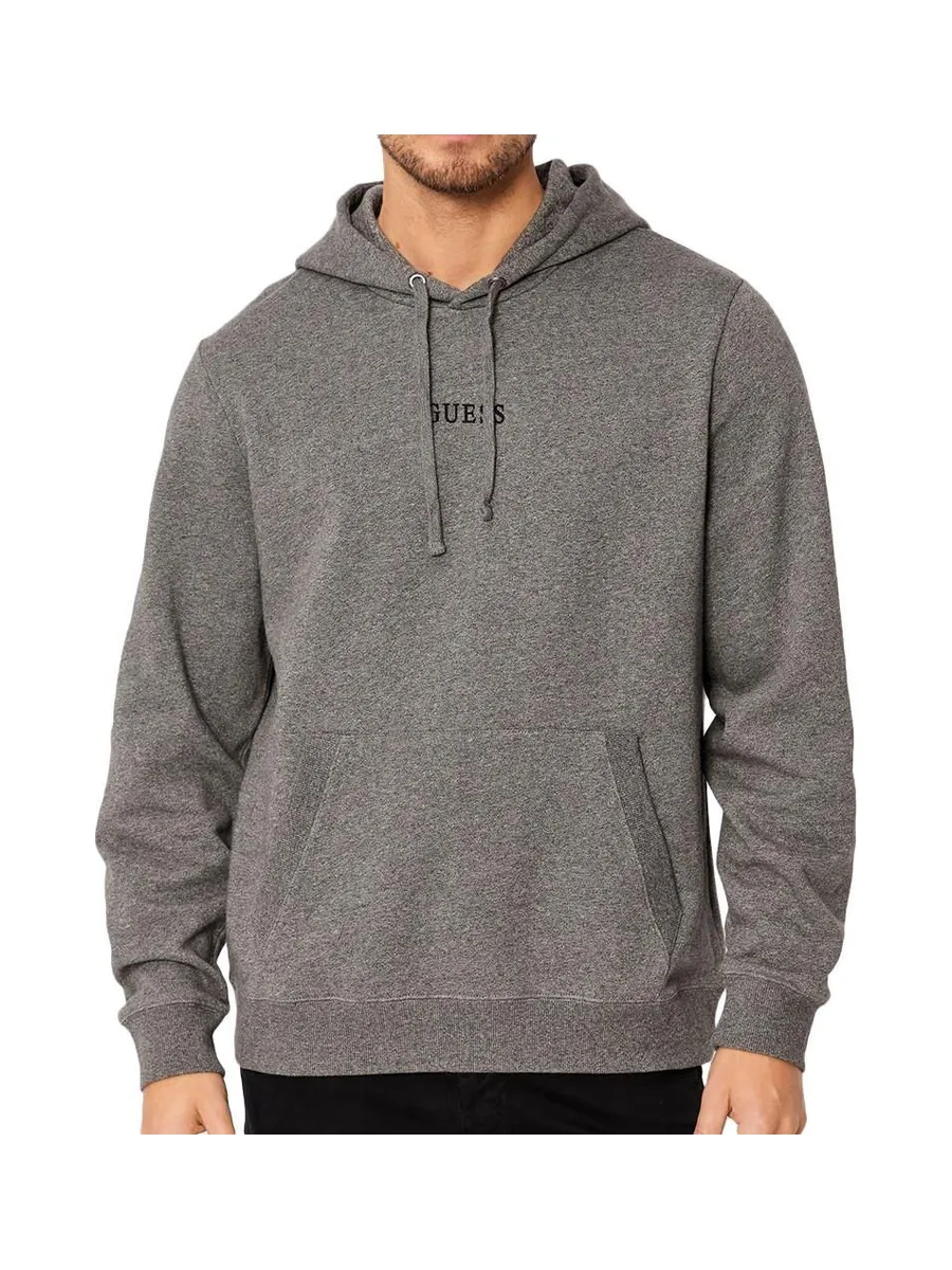 Sweat à Capuche Gris Homme Guess Roy 1