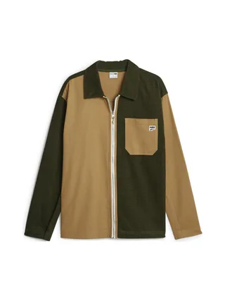 Veste Marron/Kaki Homme Puma Downtown Corduroy 1