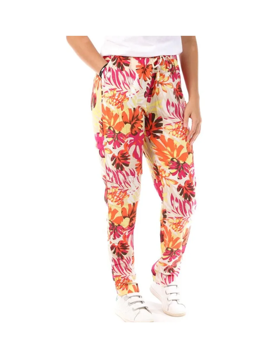 Pantalon Orange à fleurs Femme Only Nova Life 2