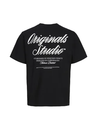 T-Shirt Noir Homme Jack & Jones Norrebro 2
