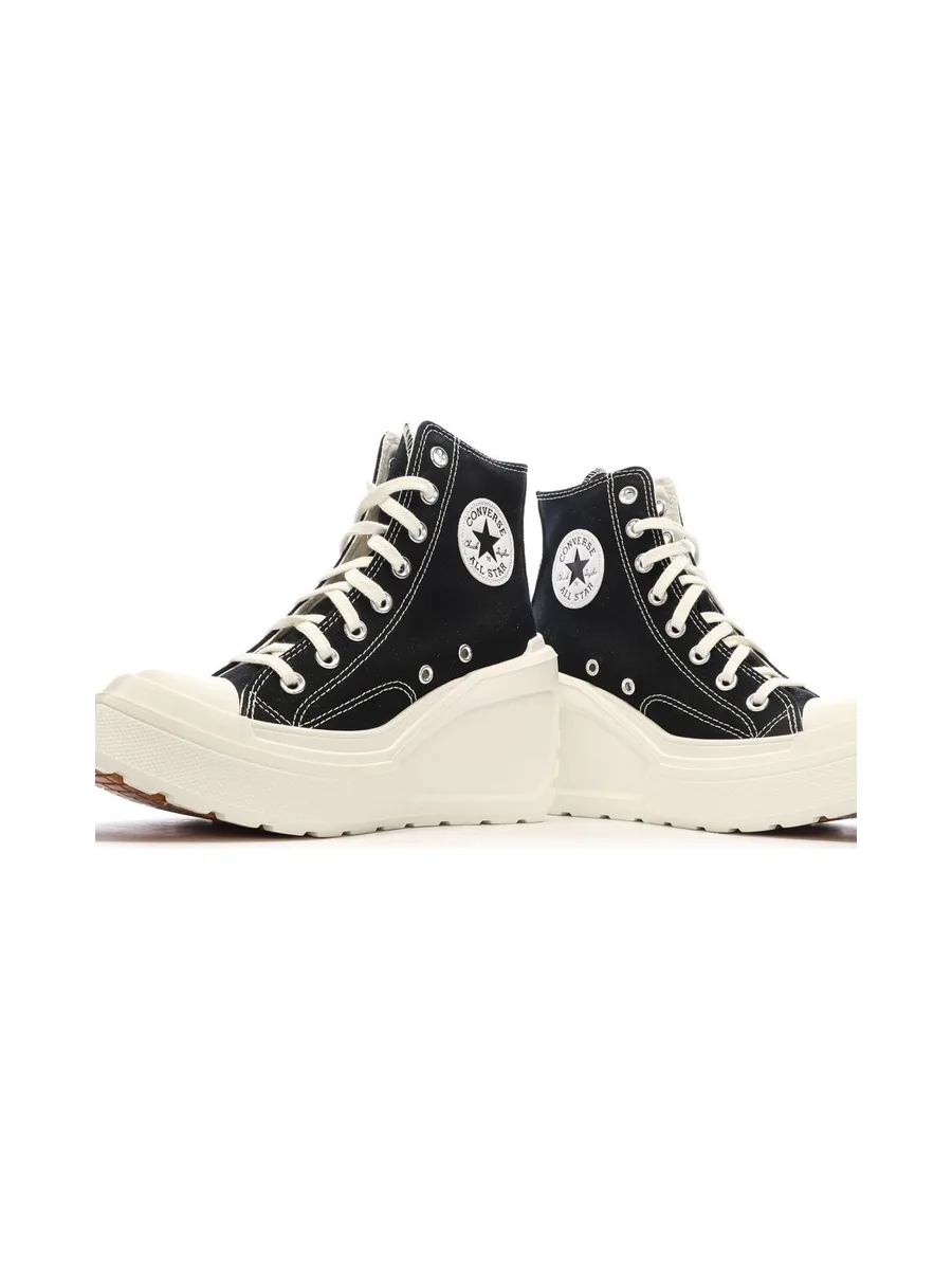 Baskets Noires Femme Converse Chuck 70 De Luxe Wedge A06478C 8