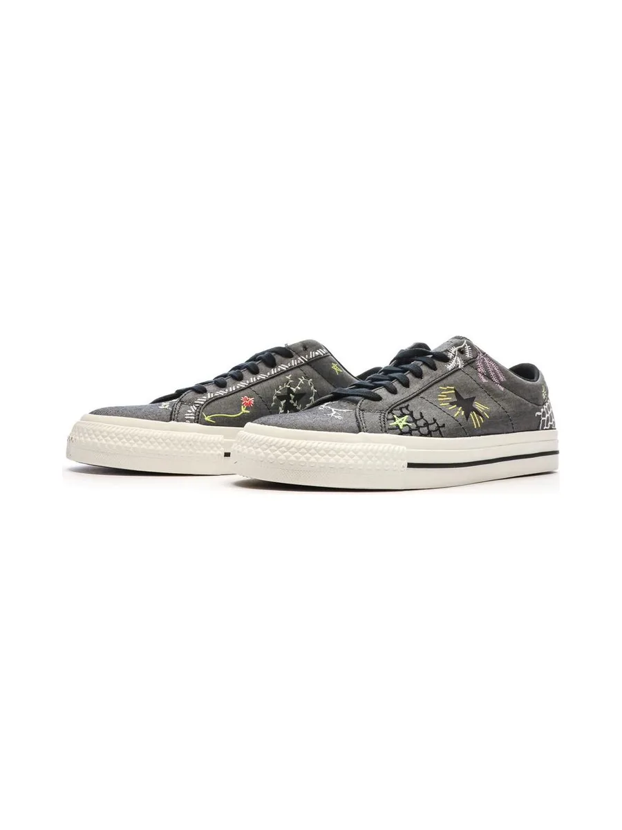 Baskets Noires loisirs Homme Converse One Star Pro A03666C 7