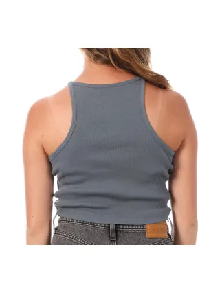 Débardeur Gris Femme Superdry Racer 2
