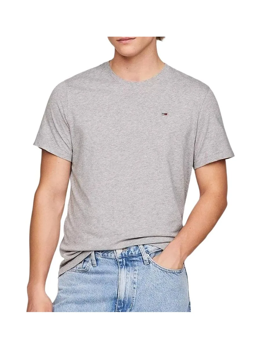 T-shirt Gris Homme Tommy Hilfiger Tjm Slim Linear 2