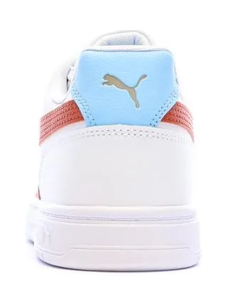 Baskets Blanc/Orange/Bleu Garçon Puma Caven Iii 3