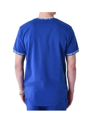 T-Shirt Bleu électrique/Blanc Homme Project X Paris 2511114 2
