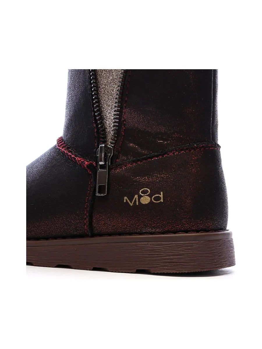 Boots Bordeaux Fille Mod8 Aldize 880130 8