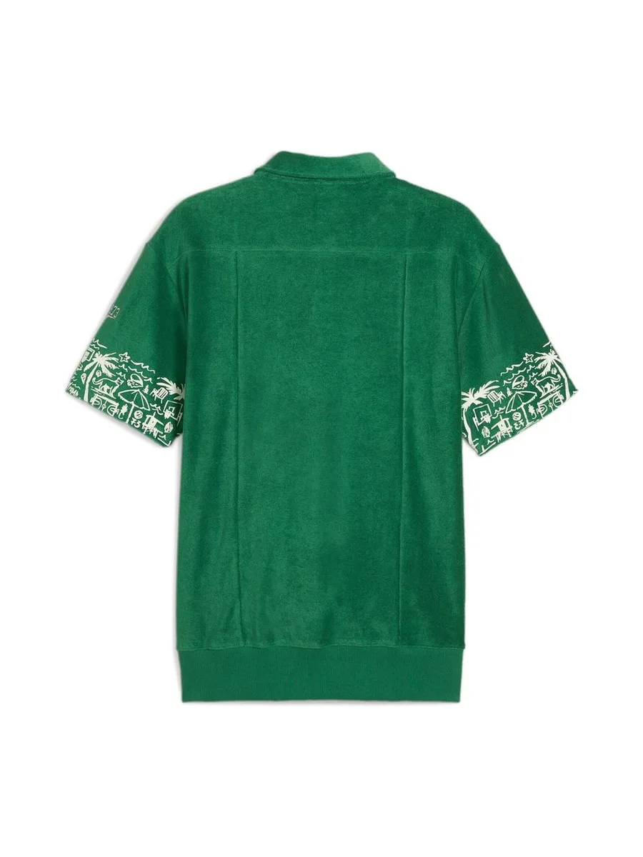 Polo Vert Homme Puma The Fairgrounds 3