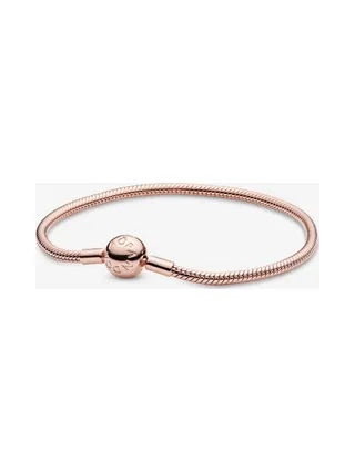 Pandora - Bracelet chaîne Serpent en plaqué or rose 14 carats 1