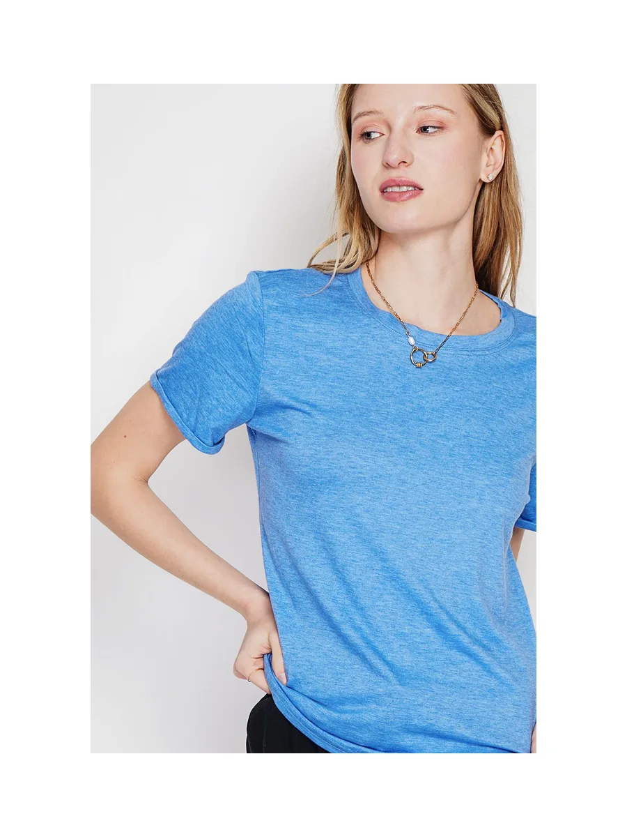 T-shirt col rond à manches courtes 1