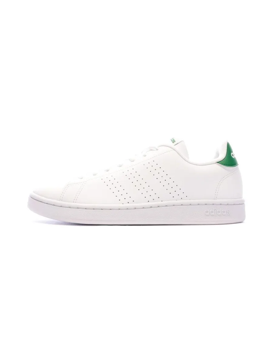 Baskets Blanches/Vert Homme Adidas Advantage 2