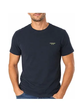 T-Shirt Marine Foncé Homme Superdry Essential 1