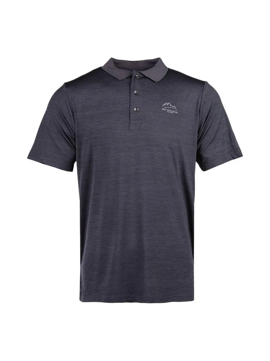 Polo Gris Foncé Homme Best Mountain RANDO 107 1