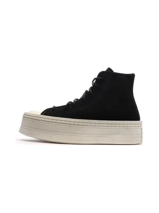 Baskets Noires Femme Converse Chuck Taylor All Star Suede 2